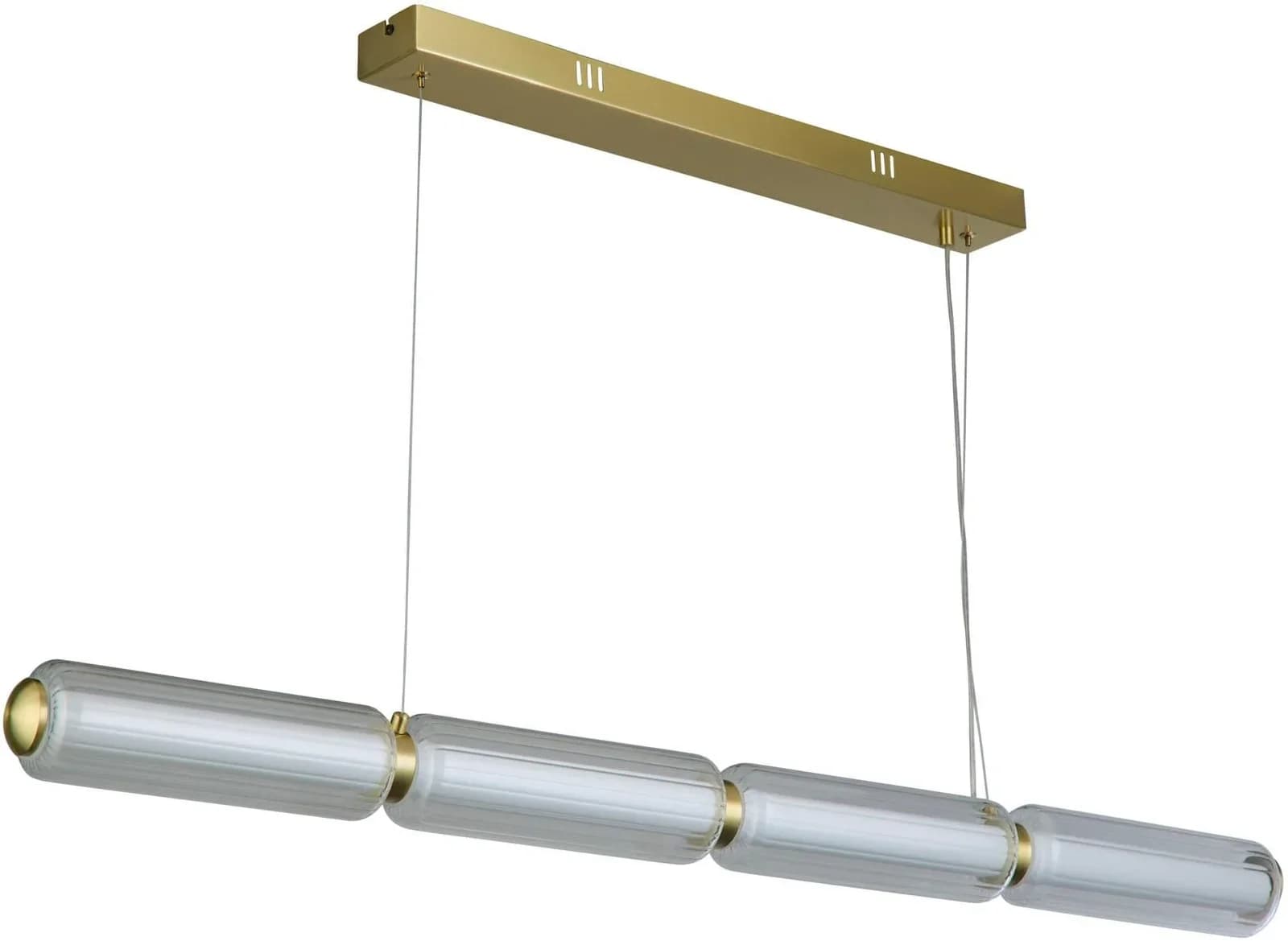 Searchlight LED-Hängeleuchte Mod Messingfarben 3-stufig Dimmbar Stahl