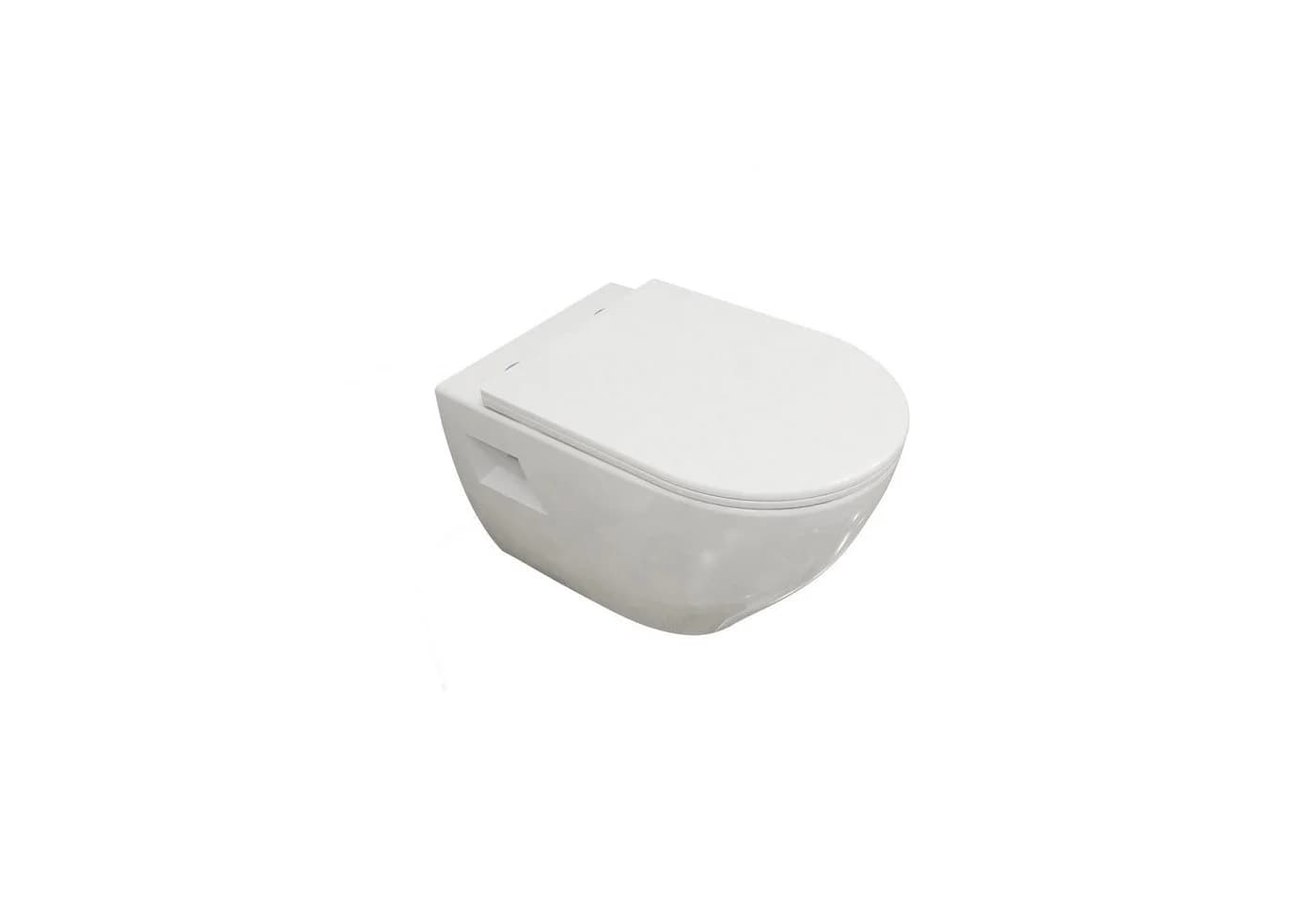 duschspa Tiefspül-WC Hänge WC Weiß mit Soft Close