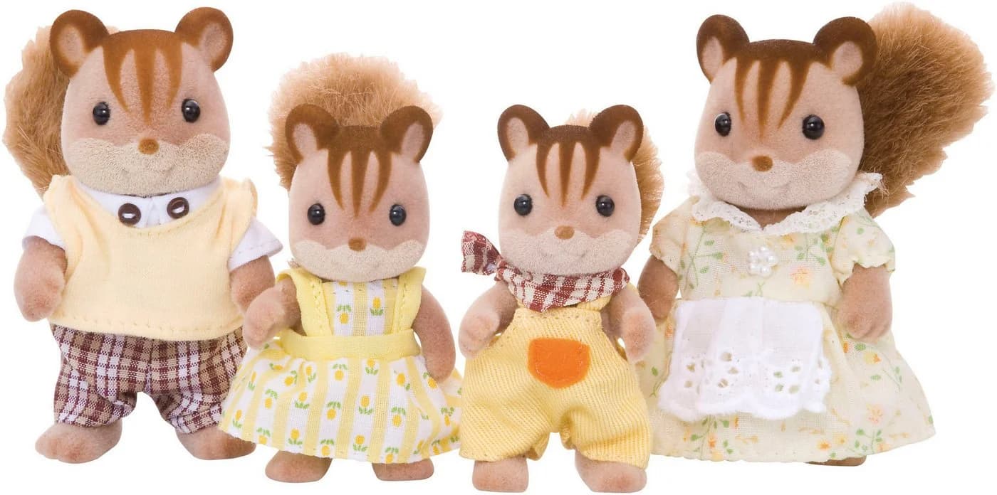Sylvanian Families Spielfigur Spielset Eichhörnchen Familie (4172) Bunt