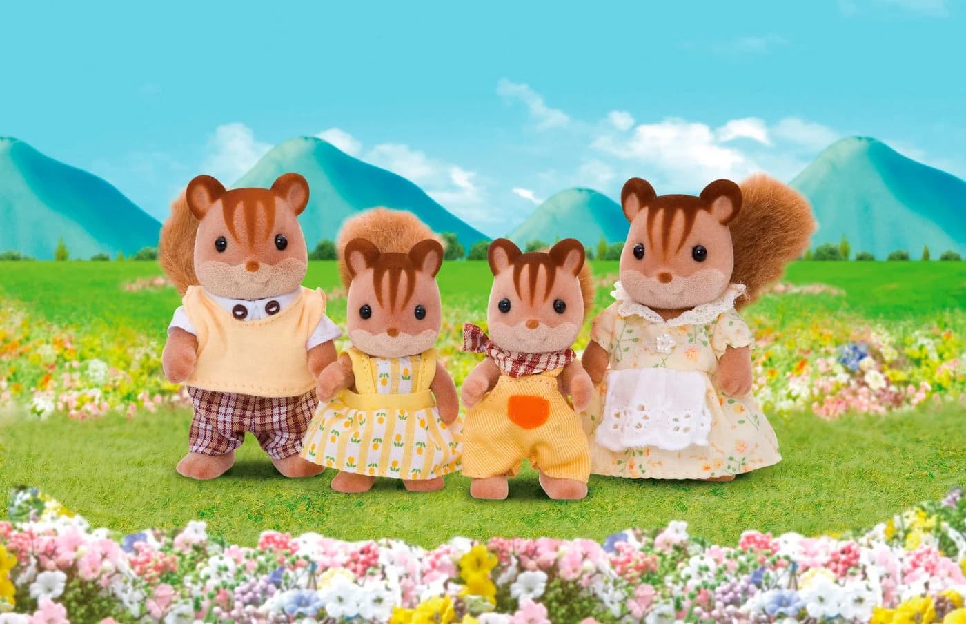 Sylvanian Families Spielfigur Spielset Eichhörnchen Familie (4172) Bunt - Bild 3