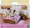 Sylvanian Families Spielwelt Doppelbett (5019) mit Nachttisch Bild 1