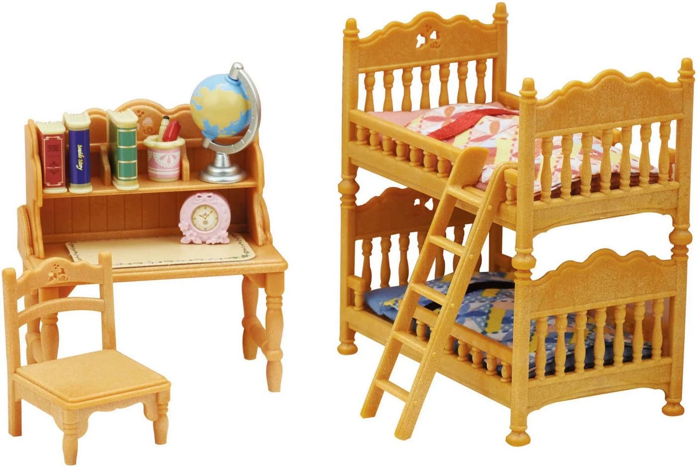 Sylvanian Families Kinderzimmer mit Stockbett & Schreibtisch