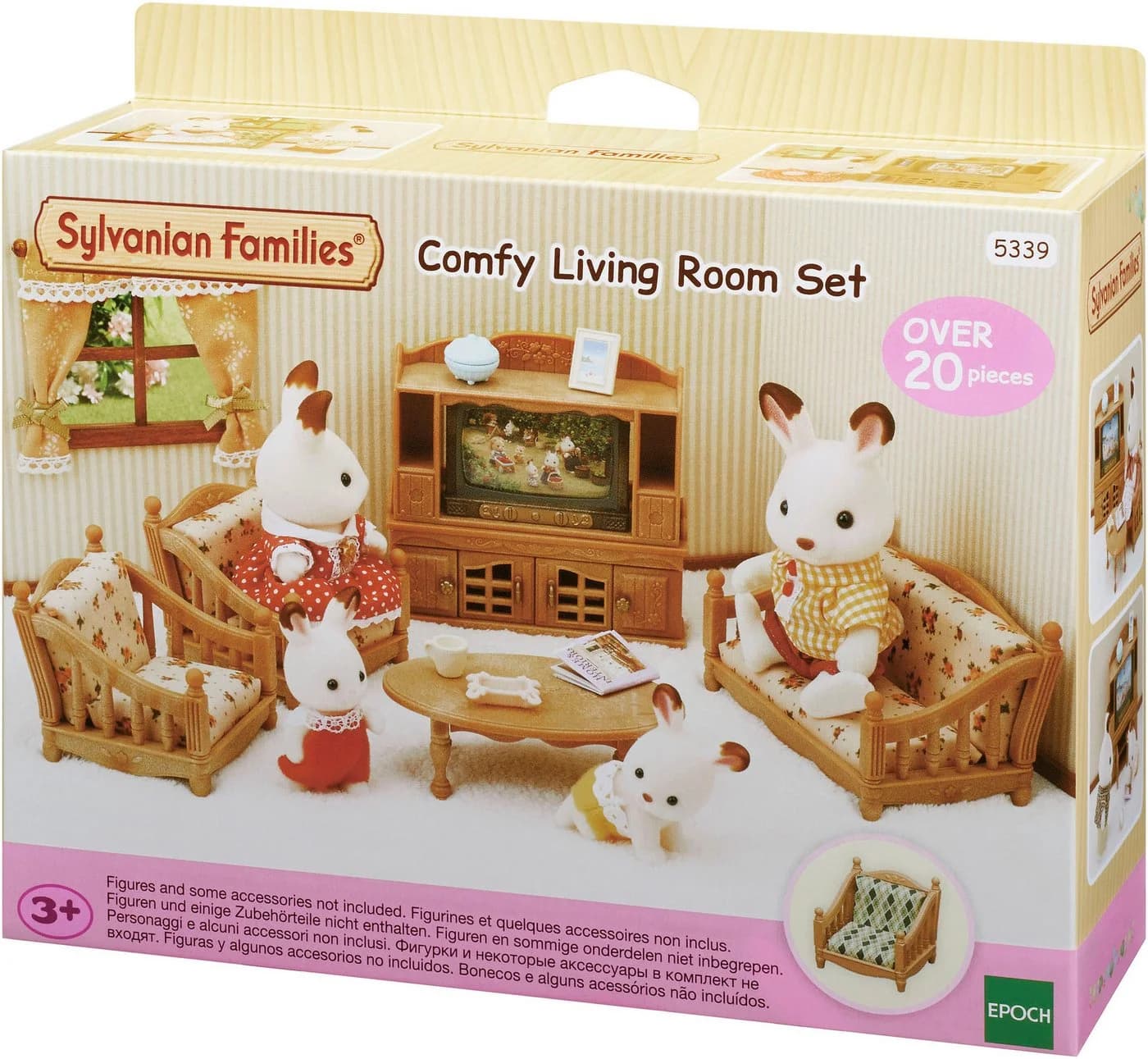 Sylvanian Families Spielwelt Landhaus Wohnzimmer (5339) - 20-tlg. Möbelset - Bild 2