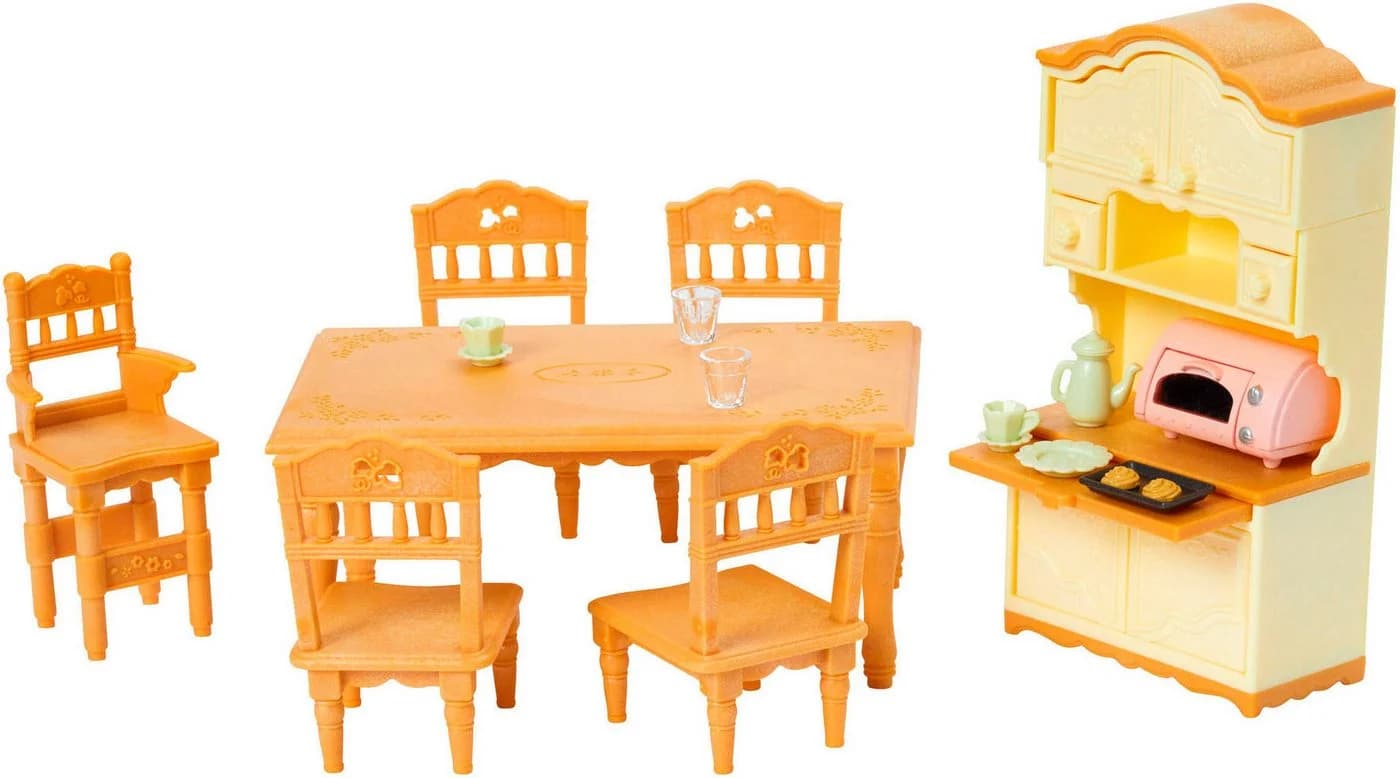 Sylvanian Families Spielwelt Landhaus Esszimmer 19-tlg. Bunt