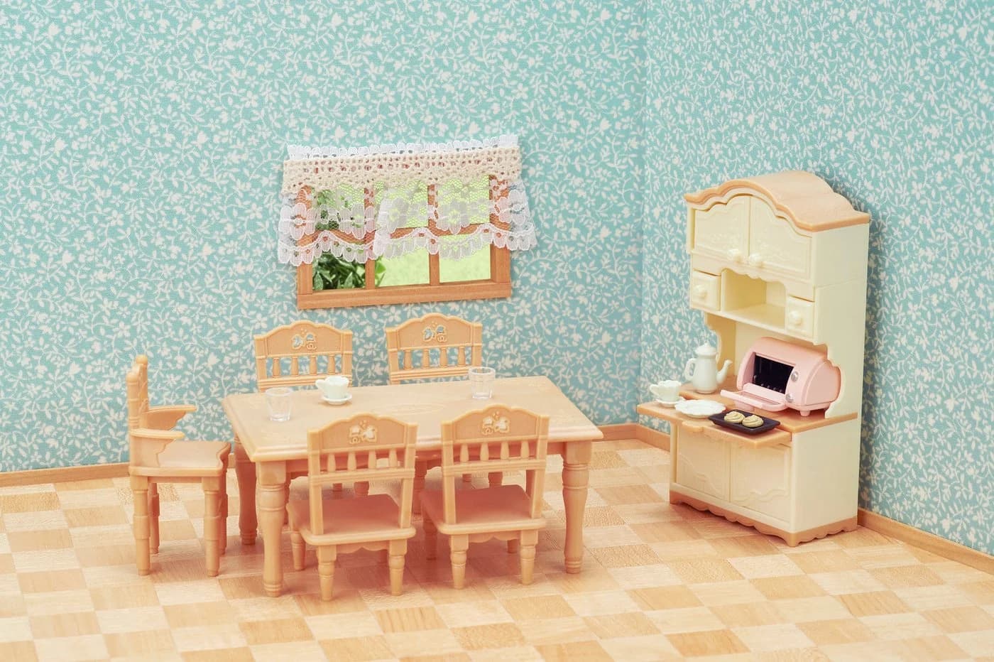 Sylvanian Families Spielwelt Landhaus Esszimmer 19-tlg. Bunt - Bild 4