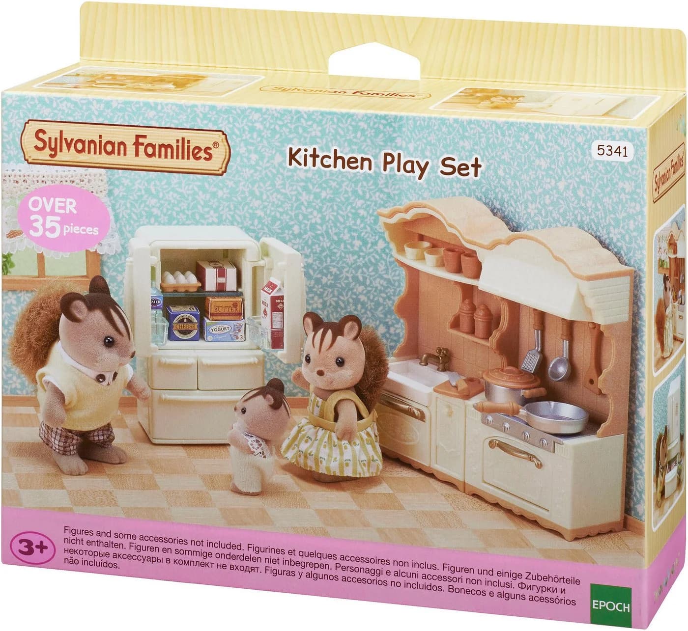 Sylvanian Families Landhaus Küche mit Kühlschrank 30-tlg. Bunt - Bild 2