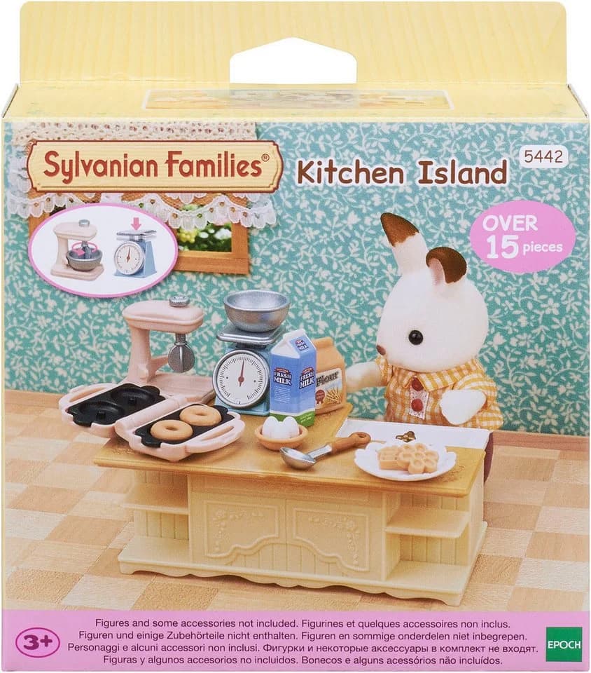 Sylvanian Families Spielwelt Kochinsel (5442) - Bunt mit Zubehör