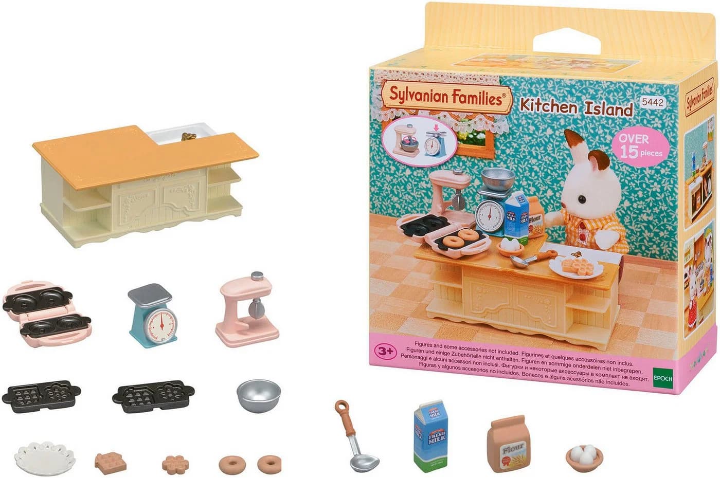 Sylvanian Families Spielwelt Kochinsel (5442) - Bunt mit Zubehör - Bild 3