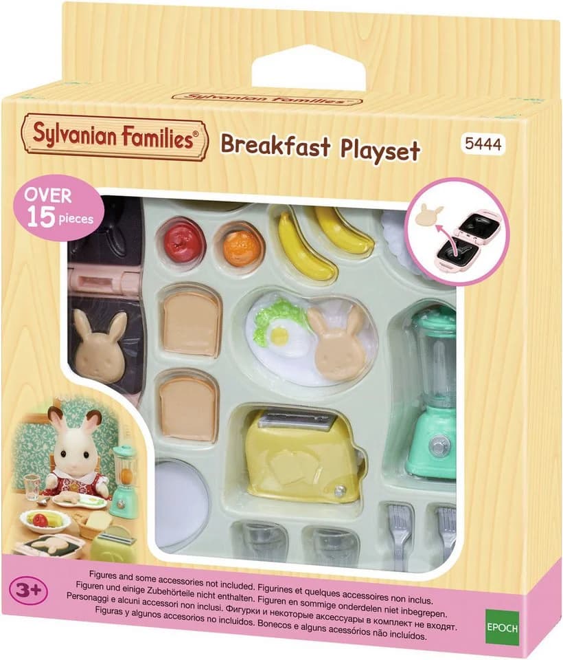 Sylvanian Families Frühstücks-Set mit Toaster, Waffeleisen & Mixer Bunt - Bild 2