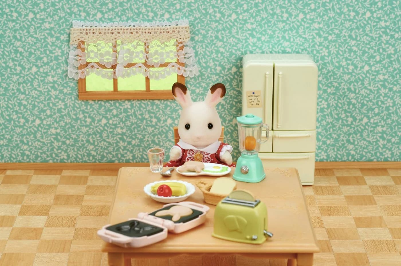 Sylvanian Families Frühstücks-Set mit Toaster, Waffeleisen & Mixer Bunt - Bild 4