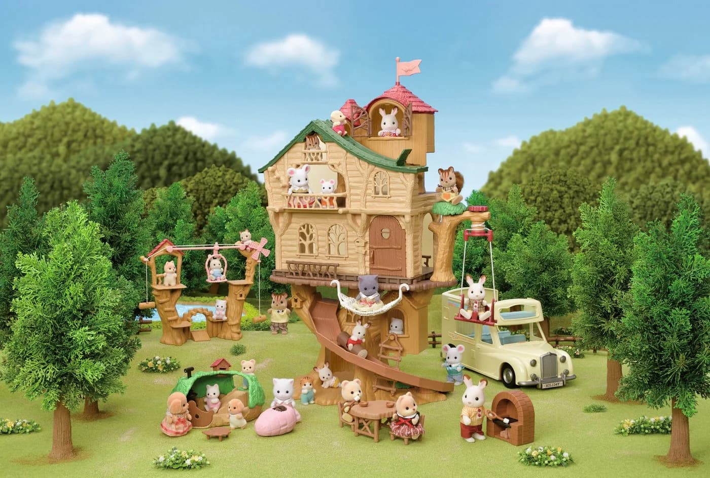 Sylvanian Families Spielwelt Erlebnis Baumhaus Bunt - Bild 5
