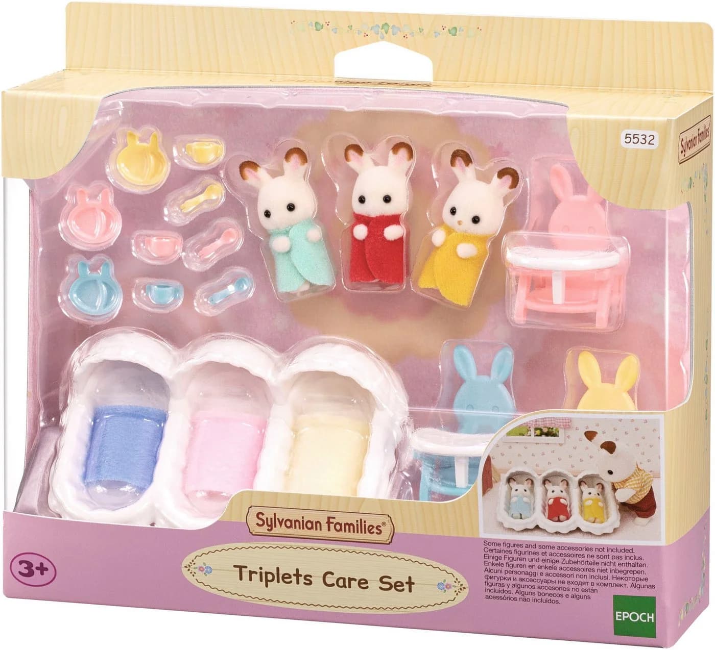 Sylvanian Families Spielfigur Erstausstattung für Drillinge (5532) Bunt - Bild 2
