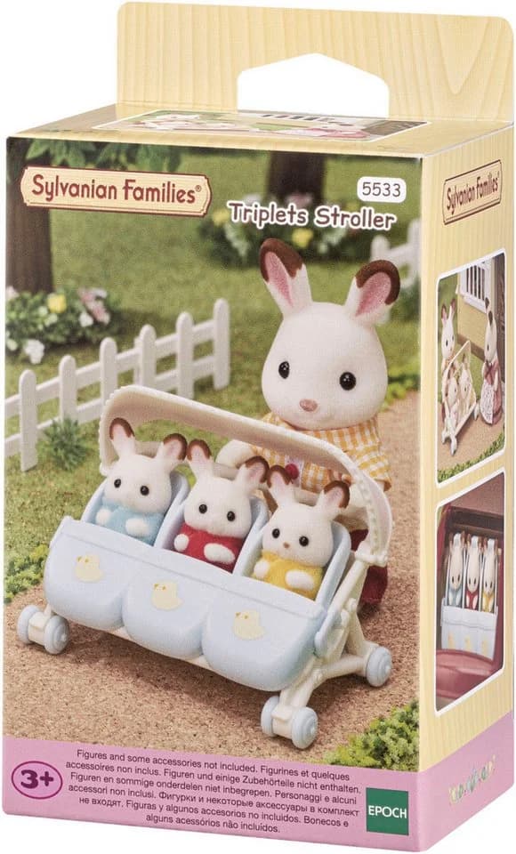 Sylvanian Families Spielwelt Drillings-Kinderwagen (5533) Bunt - Bild 2