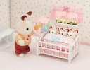 Sylvanian Families Spielwelt Babybett mit Mobile (5534) Bunt Bild 3