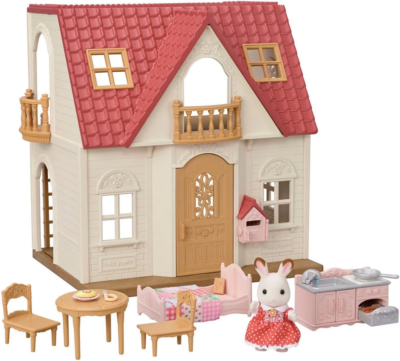 Sylvanian Families Starter Haus Spielset mit Figur und Möbeln - Bild 2