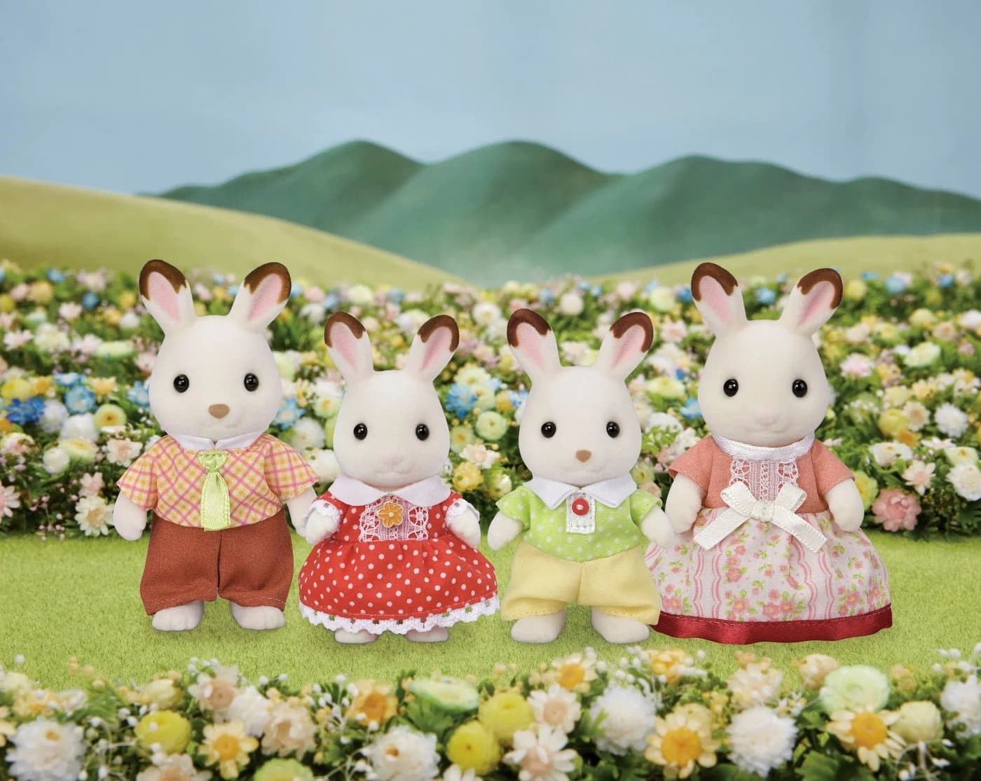 Sylvanian Families Schokoladenhasen Familie 4-tlg. Bunt