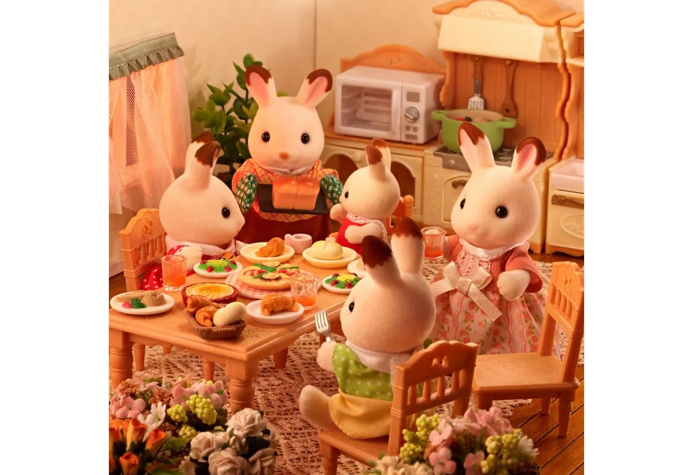Sylvanian Families Schokoladenhasen Familie 4-tlg. Bunt - Bild 3