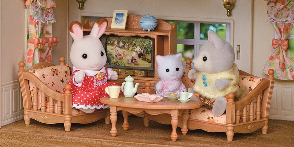 Sylvanian Families Stadthaus mit Dachzimmer bunt - Bild 3