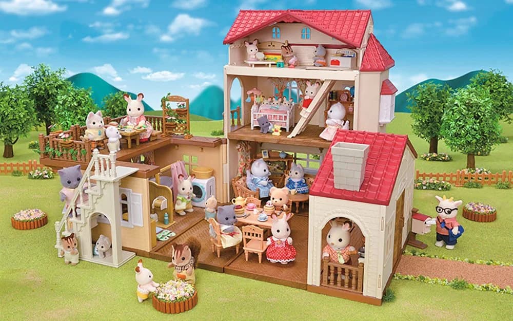 Sylvanian Families Stadthaus mit Dachzimmer bunt - Bild 4
