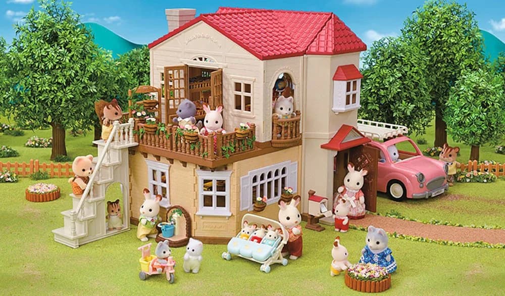 Sylvanian Families Stadthaus mit Dachzimmer bunt - Bild 5