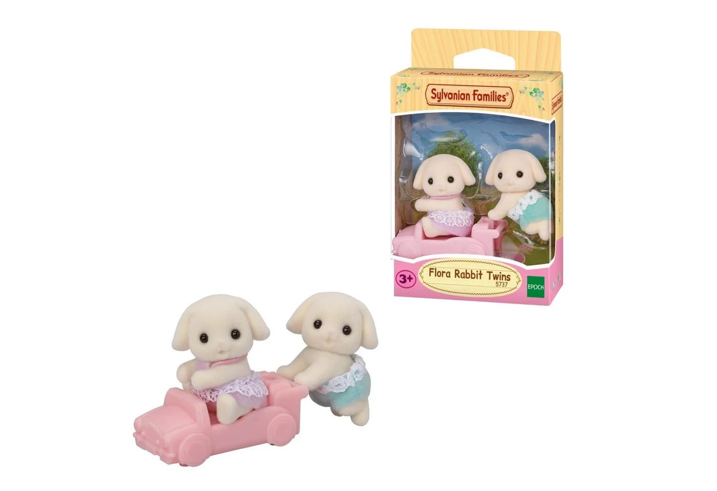 Sylvanian Families Spielfigur Kaninchen Zwillinge 5737 - Bild 2