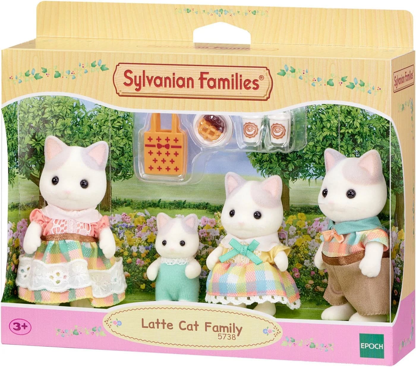 Sylvanian Families Milchkatzen Familie 5738 Bunt Kunststoff - Bild 2