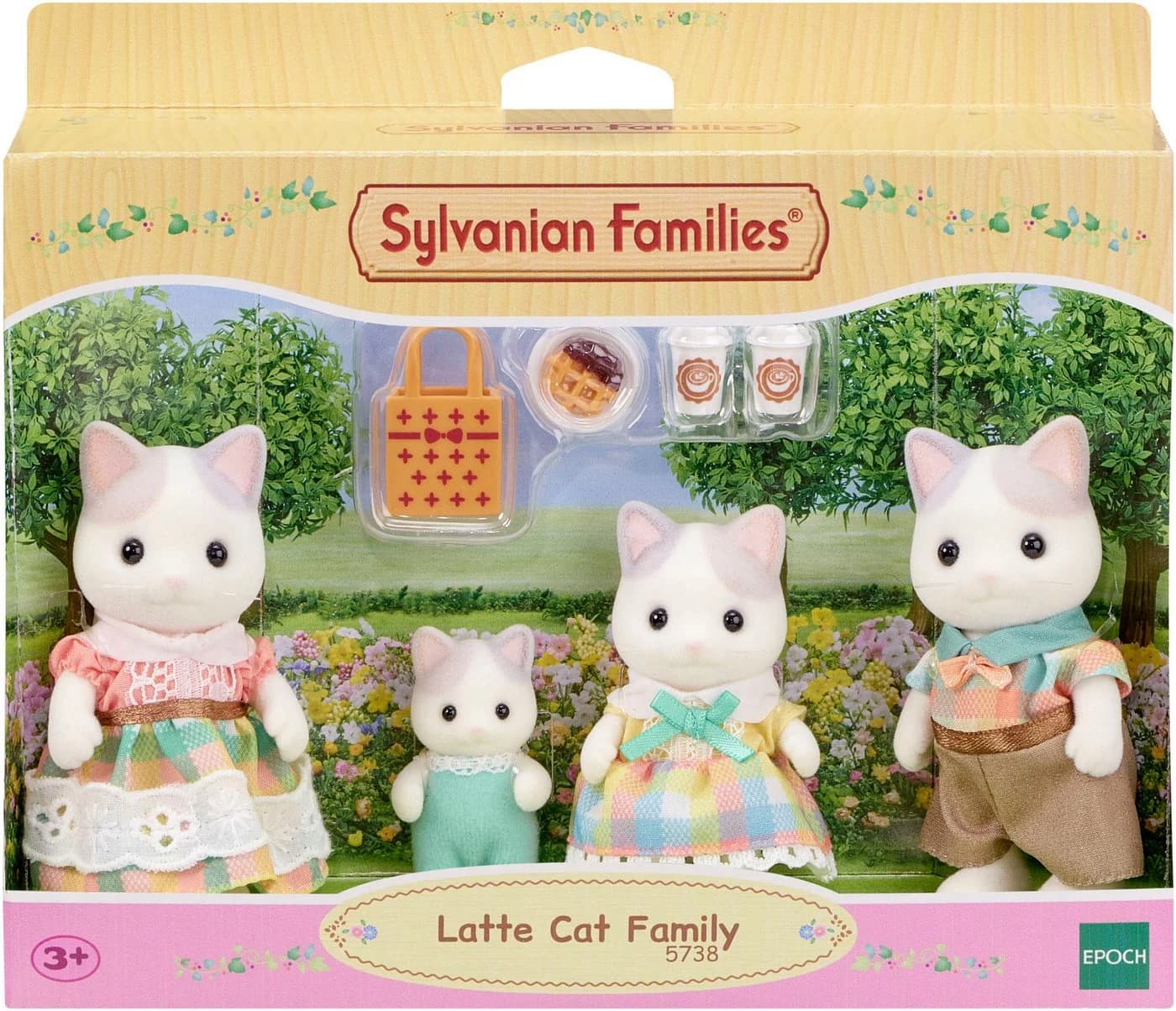 Sylvanian Families Milchkatzen Familie 5738 Bunt Kunststoff - Bild 3