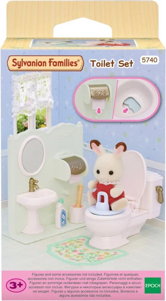 Sylvanian Families Spielwelt Toiletten-Set (5740) Bunt