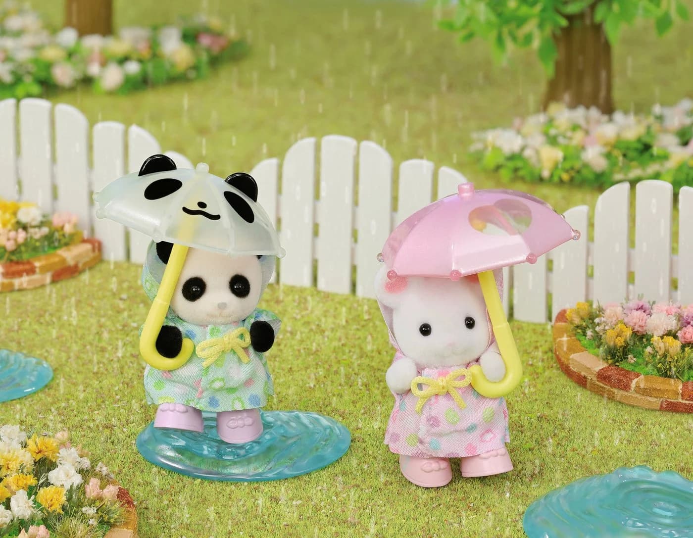 Sylvanian Families Erlebniskindergarten Regenwetter Figurenset mit 2 Babys - Bild 4