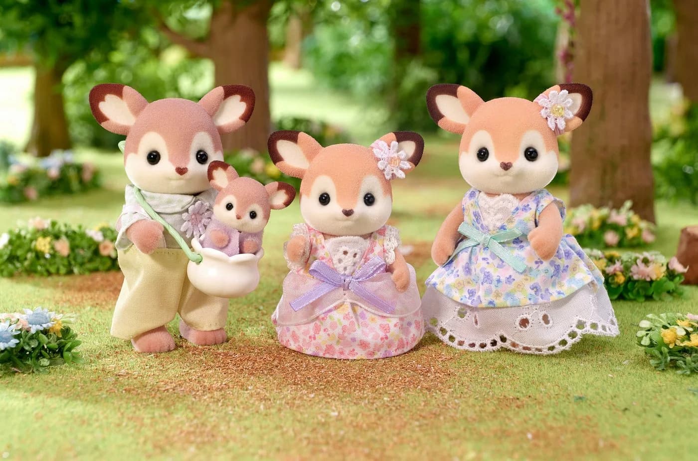 Sylvanian Families Spielfigur Reh Familie (5799) - Bunt