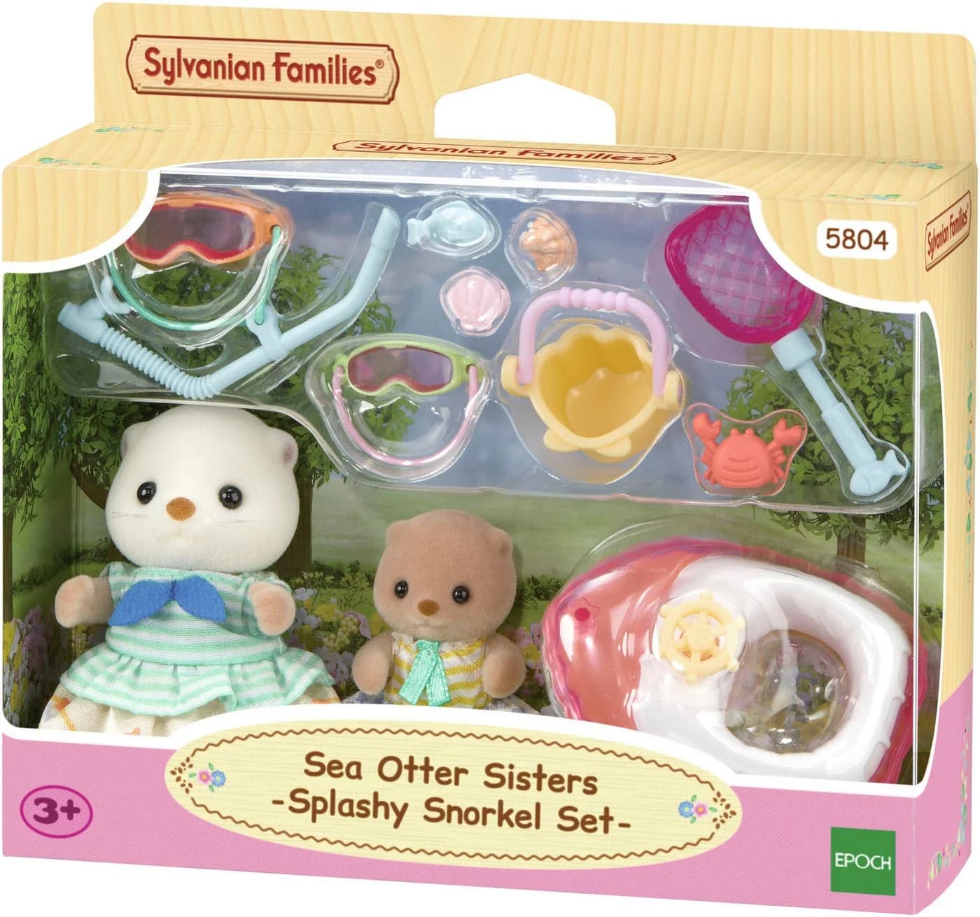 Sylvanian Families Seeotter Schnorchel-Set mit Babyboot - Bild 2