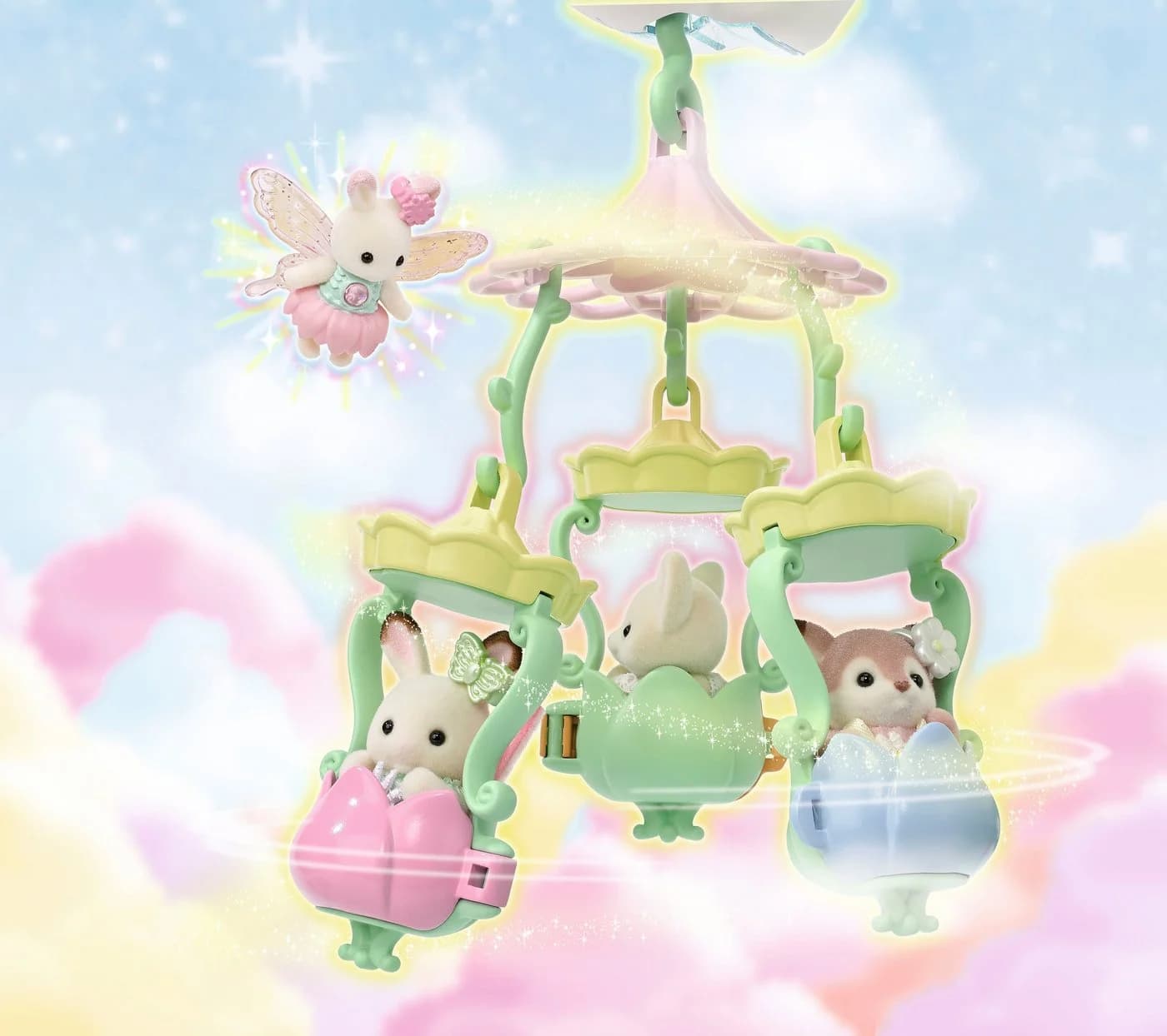 Sylvanian Families Spielwelt Himmlisches Feenschloss 5815 Bunt - Bild 3