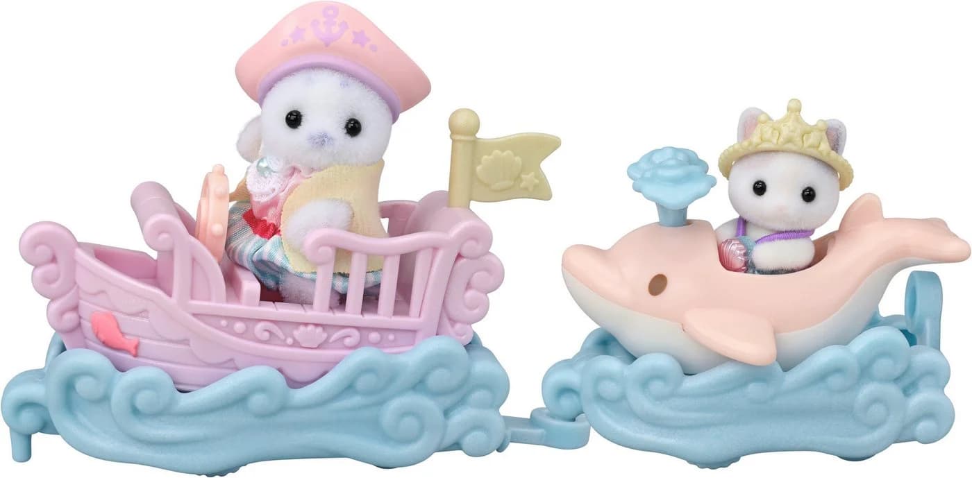 Sylvanian Families Freizeitpark Spielset Wellenritt Bunt