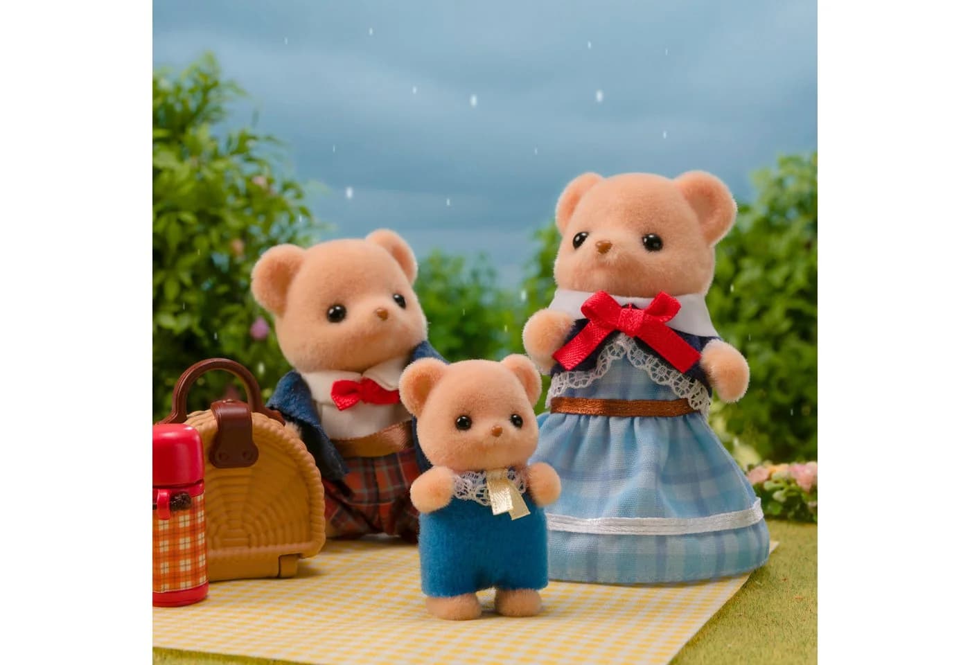 Sylvanian Families Biscuit Bären Familie 5851 Spielfigur - Bild 3