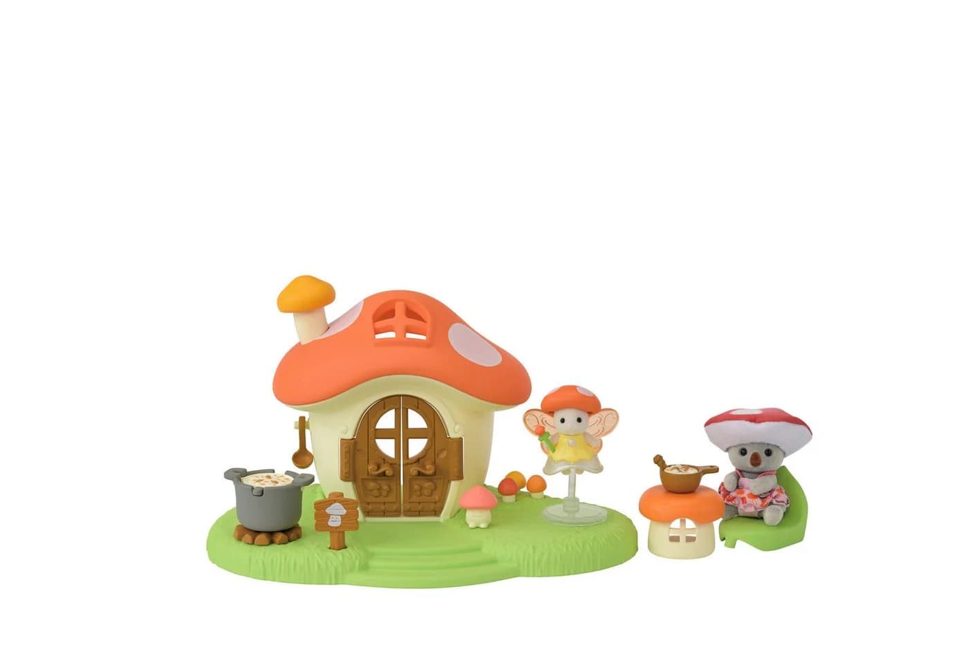 Sylvanian Families Spielwelt Feen Pilzhaus mit Figuren bunt