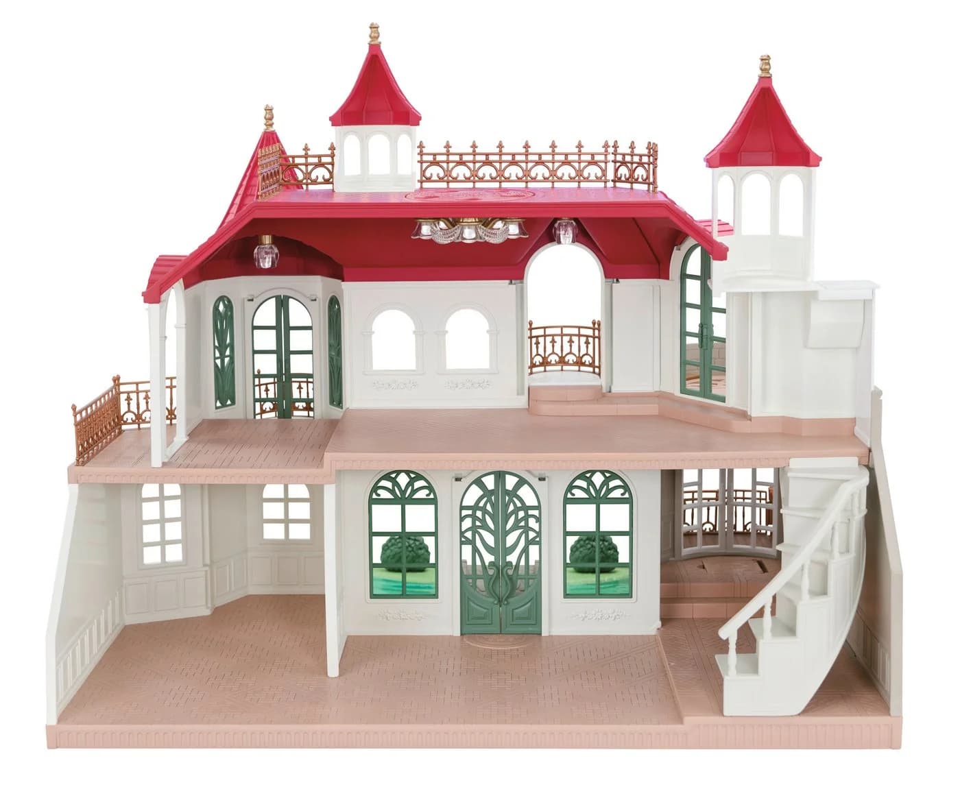 Sylvanian Families Spielwelt Villa am Fluss Bunt/Rosa