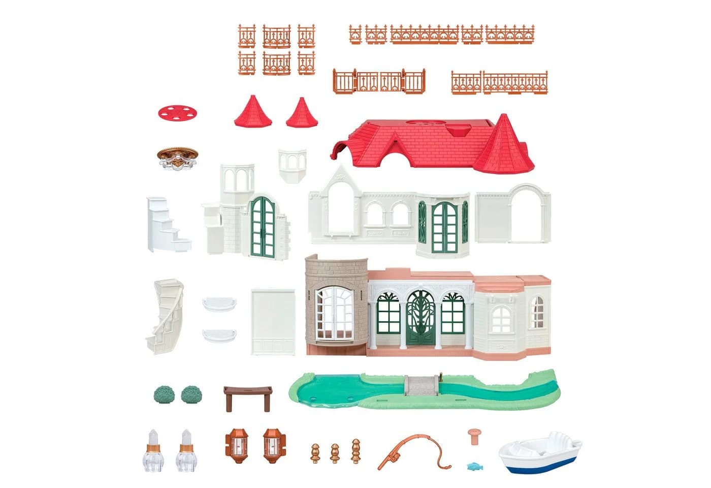 Sylvanian Families Spielwelt Villa am Fluss Bunt/Rosa - Bild 4