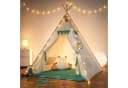 besrey Kinderzelt Tipi aus 100% Baumwolle mit LED-Lichterkette Bild 2