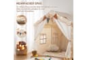 besrey Spielzelt 2 IN 1 Kinderzelt, Kinder Spielhaus Indoor mit Lichtern Bild 1