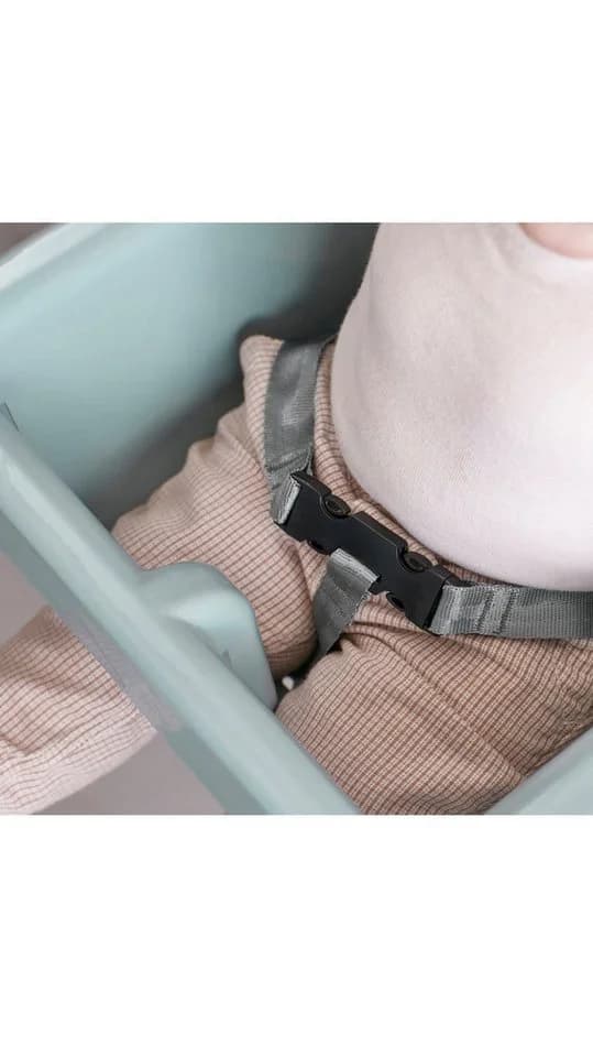 IKEA ANTILOP Kinderstuhl mit Tablett Graublau - Bild 1