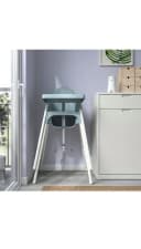 IKEA ANTILOP Kinderstuhl mit Tablett Graublau Bild 4
