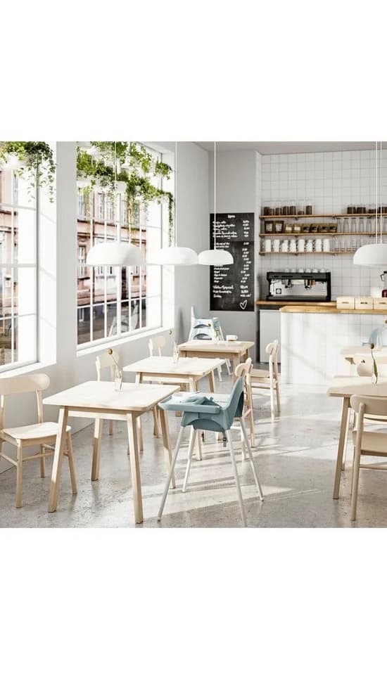 IKEA ANTILOP Kinderstuhl mit Tablett Graublau - Bild 5