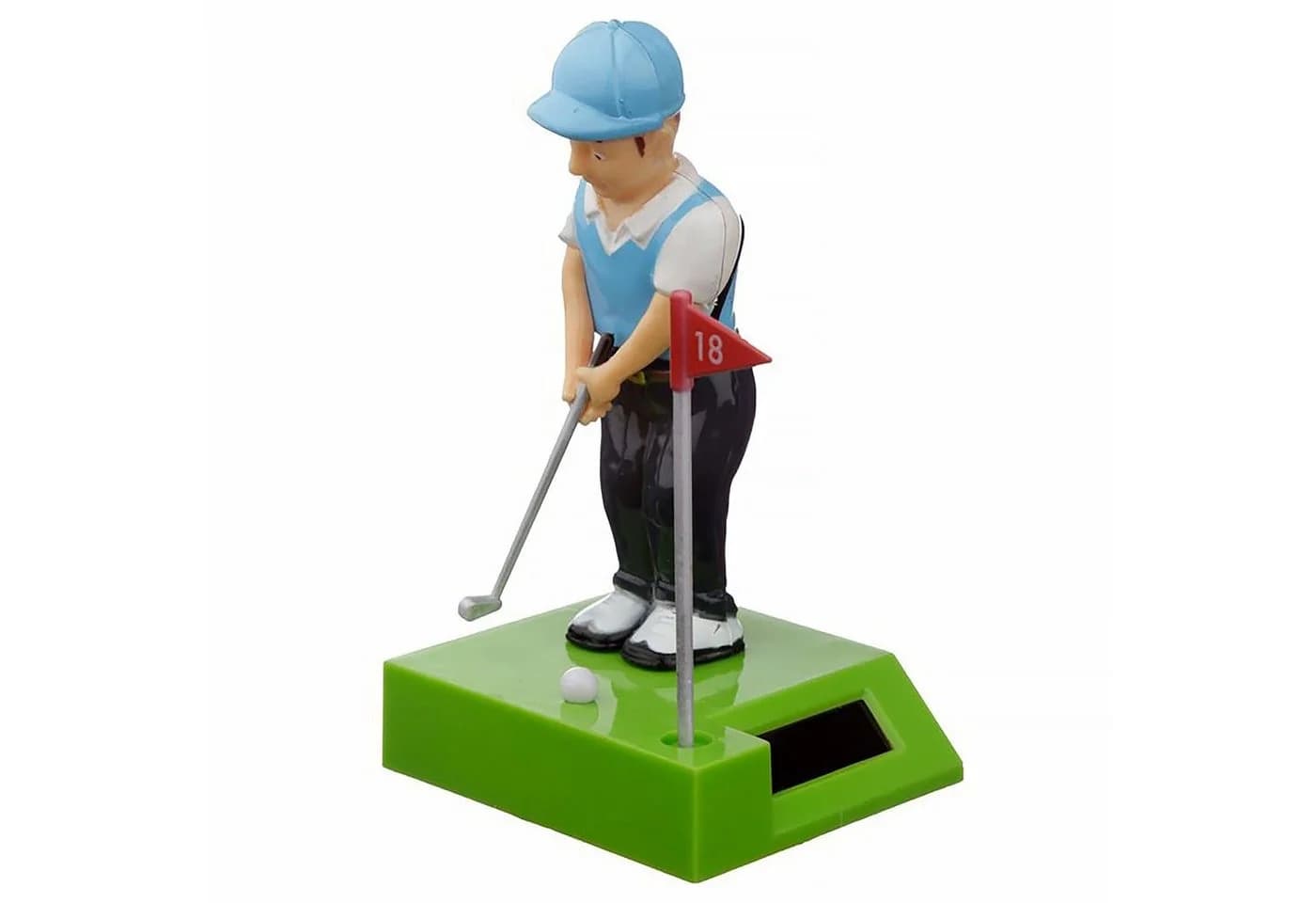 Puckator Golfspieler Solar Wackelfigur Grün/Blau - Bild 2