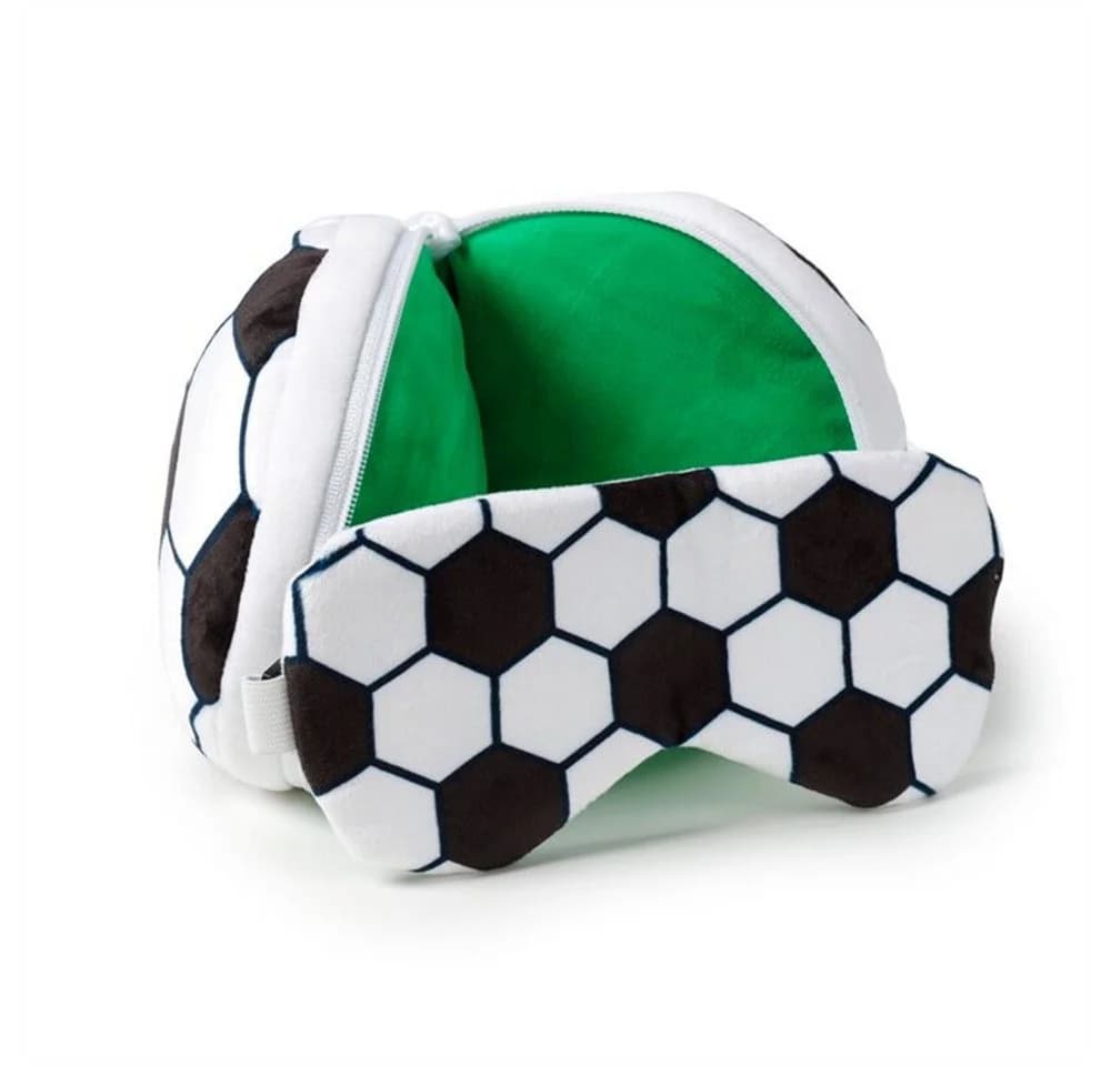 Puckator Reisekissen und Schlafmaske Fußball Plüsch 2-in-1 - Bild 3