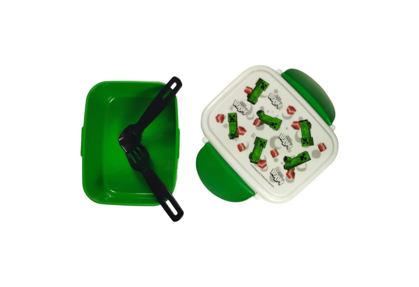 Puckator Minecraft Lunchbox Bentobox mit Besteck