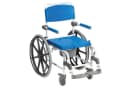 Drive Medical Dusch-Toilettenrollstuhl Aston 24 Blau/Weiß Bild 2