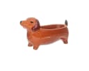 Sass & Belle Schmuckablage Sausage Dog Dackel Braun Porzellan Bild 2