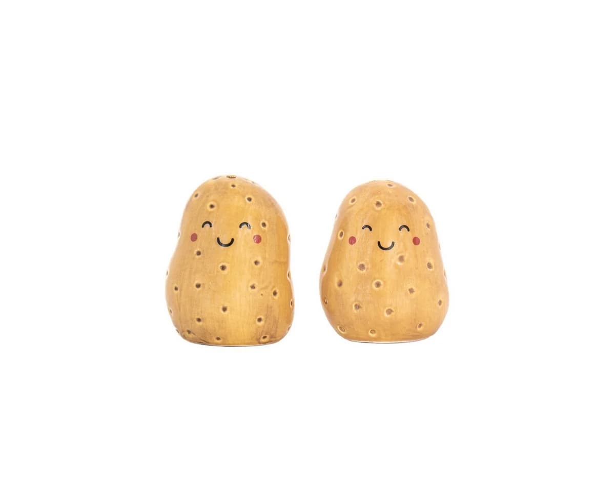 Sass & Belle Salz- / Pfefferstreuer Kartoffel 2-tlg. Dolomit - Bild 2