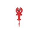 Sass & Belle Handtuchhaken Lobster Rot Metall Bild 2