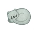 Sass & Belle Badematte Schlafende Katze Baumwolle Rutschfest Bild 2